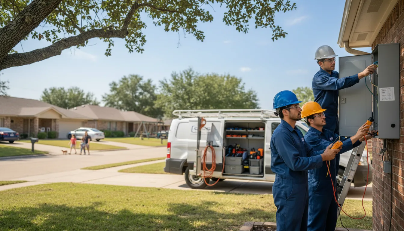 Certified electrician providing emergency electrical services in Friendship, NY
